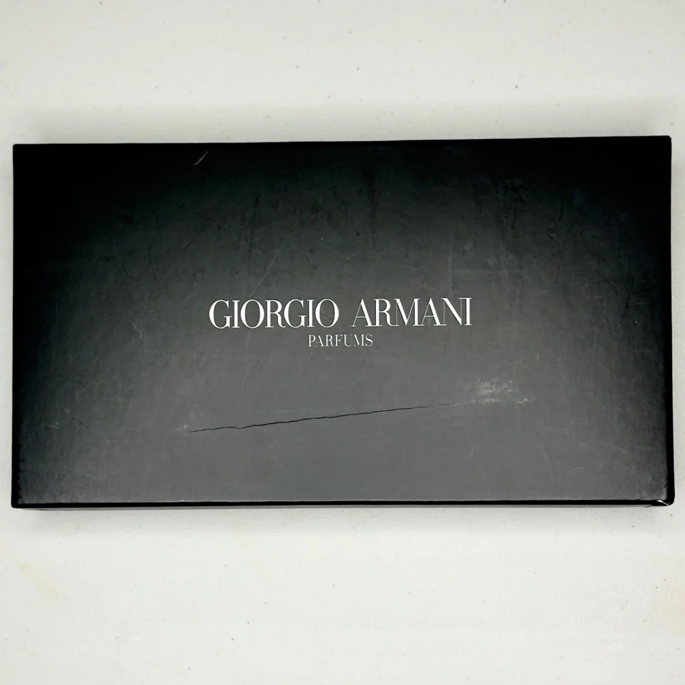 NEW Giorgio Armani Black Velvet Pouch Luxury Beauty Bundle